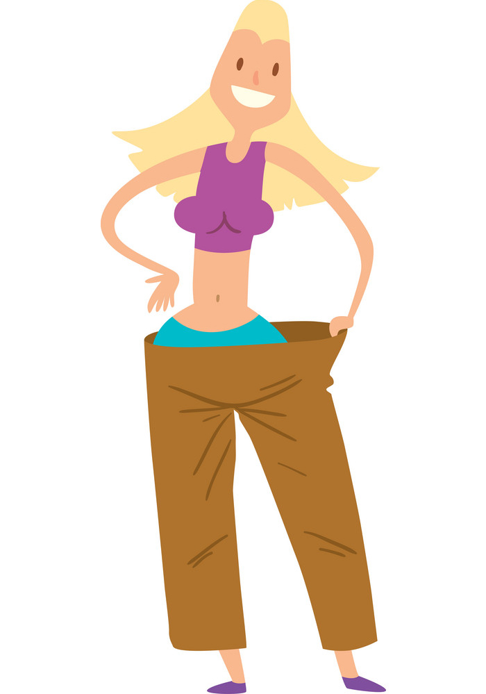 beauty-fitness-girl-weight-loss-vector-10898779