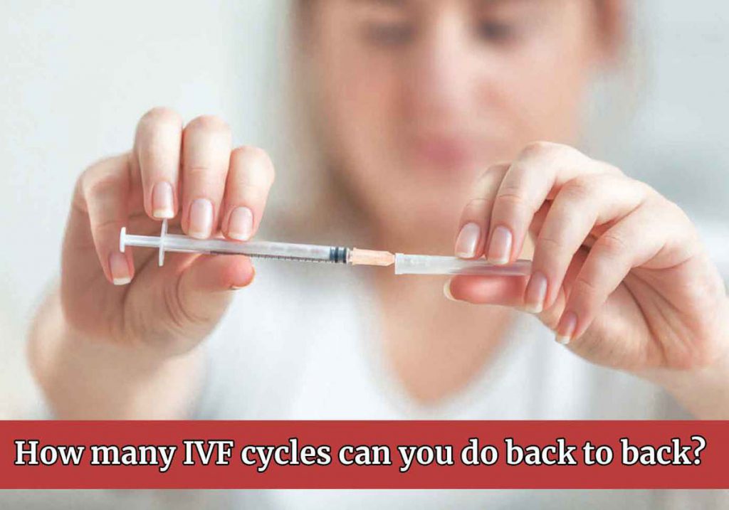 How many IVF cycles can you do back to back?