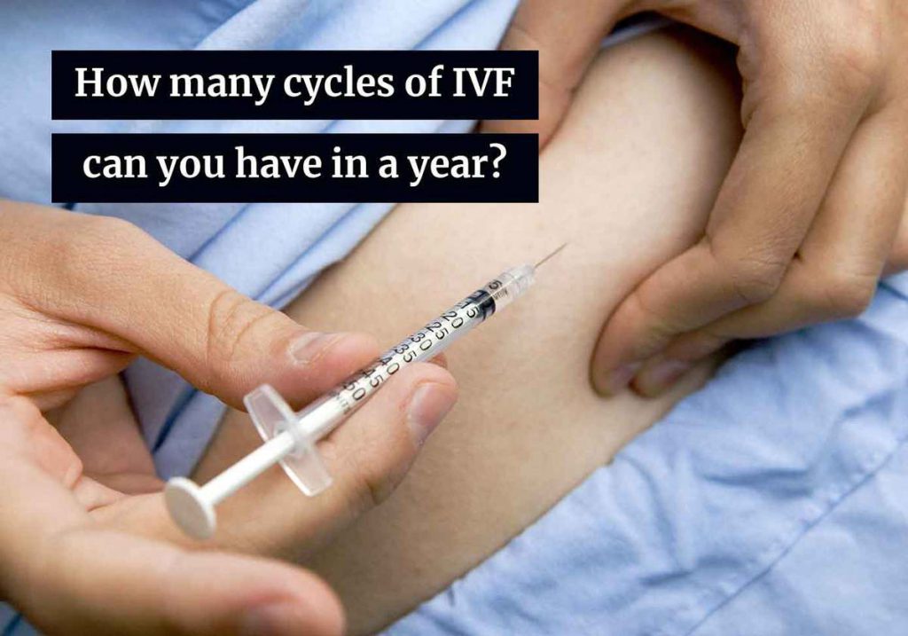 How many cycles of IVF can you have in a year?