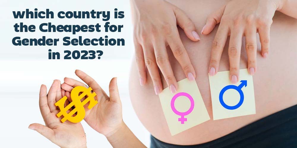 which country is the Cheapest for Gender Selection in 2023 ?