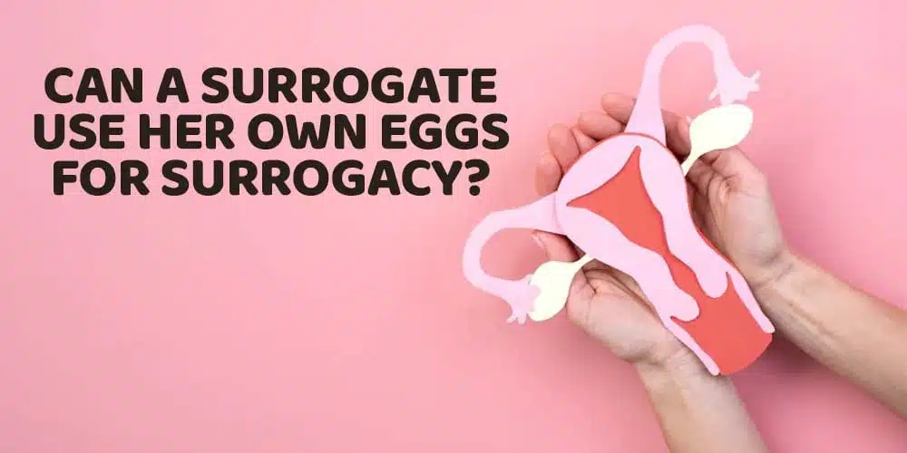 CAN A SURROGATE USE HER OWN EGGS FOR SURROGACY?