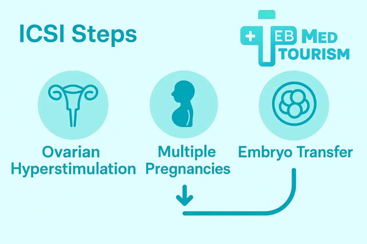 ICSI in Iran has 4 main stages.