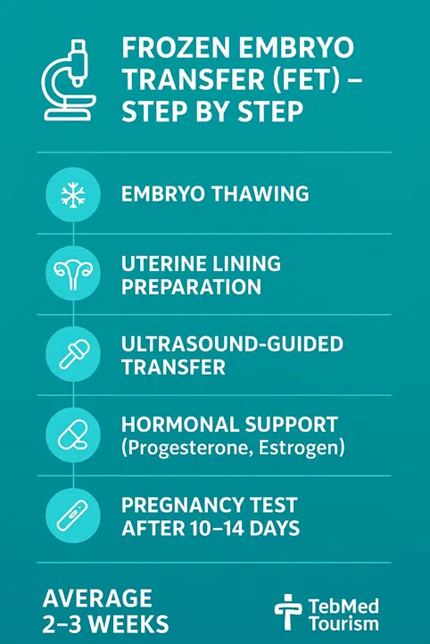 The two main hormonal supplements used for a medicated or artificial cycle frozen embryo transfer (FET) are progesterone and estrogen (estradiol).