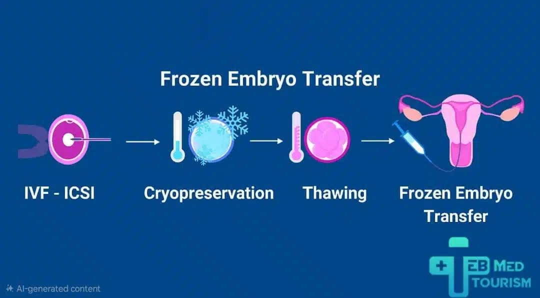 frozen embryo transfer price in Iran typically ranges from $800 to $1,500 USD, depending on the facility, treatment plan, and included services.