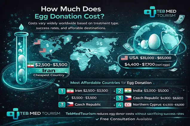 Examining egg donation cost in different countries