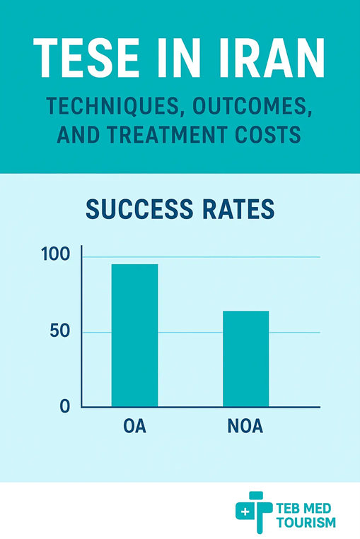 What is the success rate of Testicular Sperm Extraction in Iran?