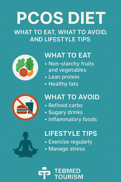 What are the most important points in the polycystic ovary syndrome diet?