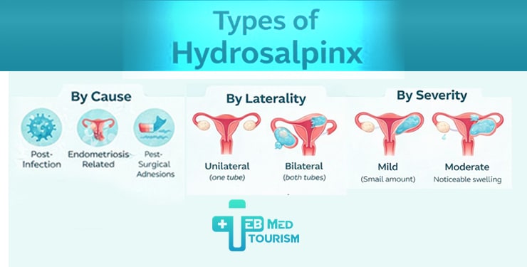 what are the Types of hydrosalpinx?