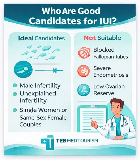 Who are good candidates for IUI?