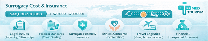 How much does insurance and the surrogacy process cost?