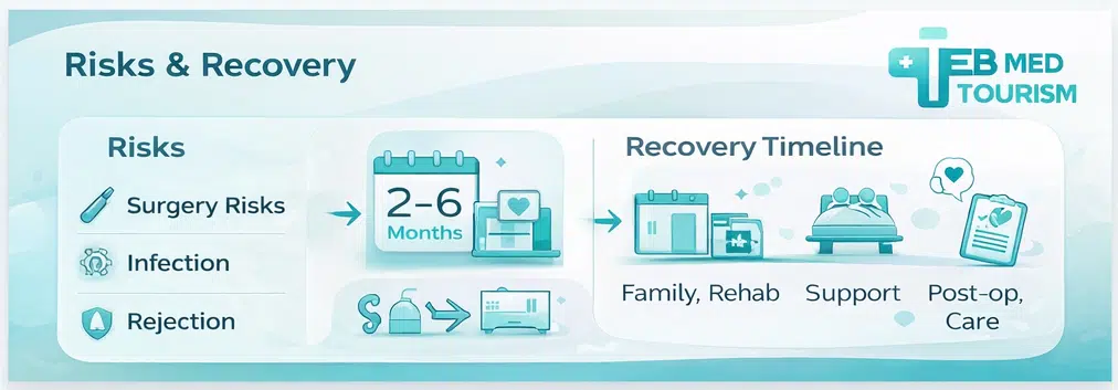 How long does it take to recover from organ transplant surgery?