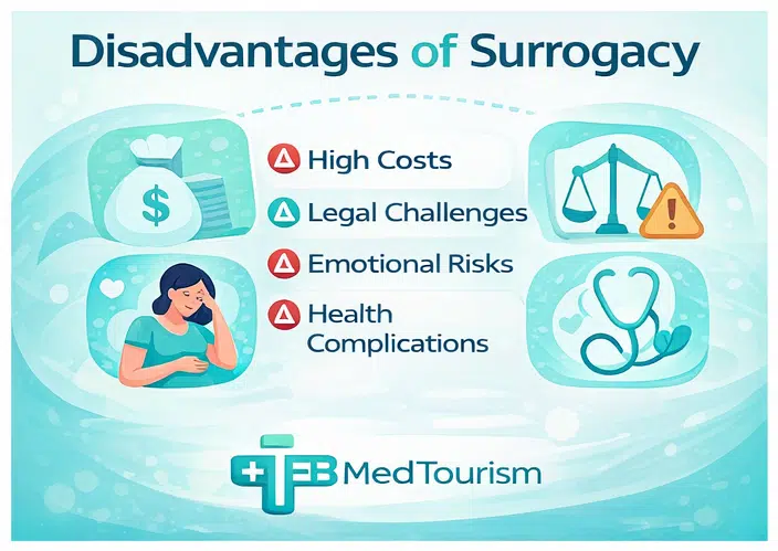What are the disadvantages of surrogacy?