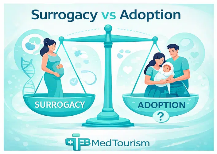 Many people are hesitant between surrogacy and adoption.
