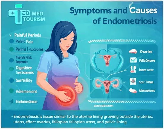 What are the symptoms of endometriosis?