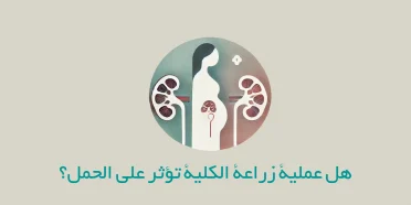 هل عملية زراعة الكلية تؤثر على الحمل؟