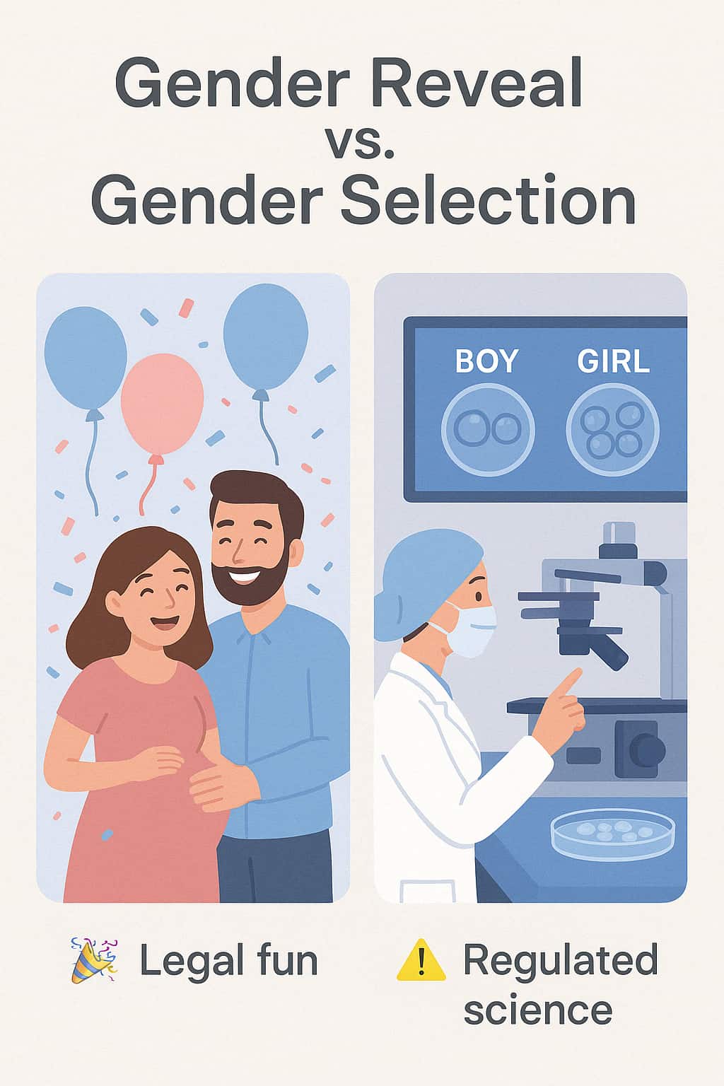 Gender Reveal vs. Gender Selection